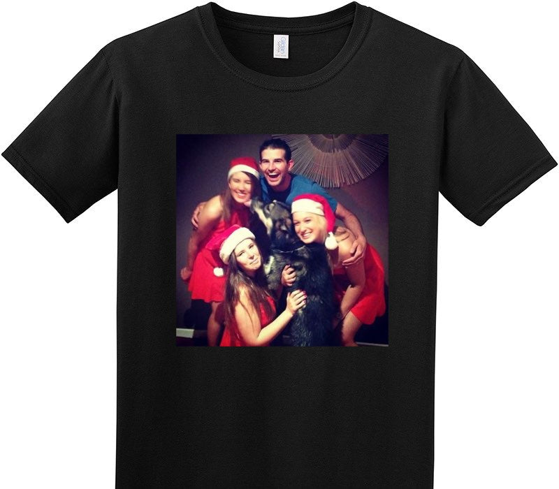 Custom Adult Soft Style 100% Cotton Black T-Shirt