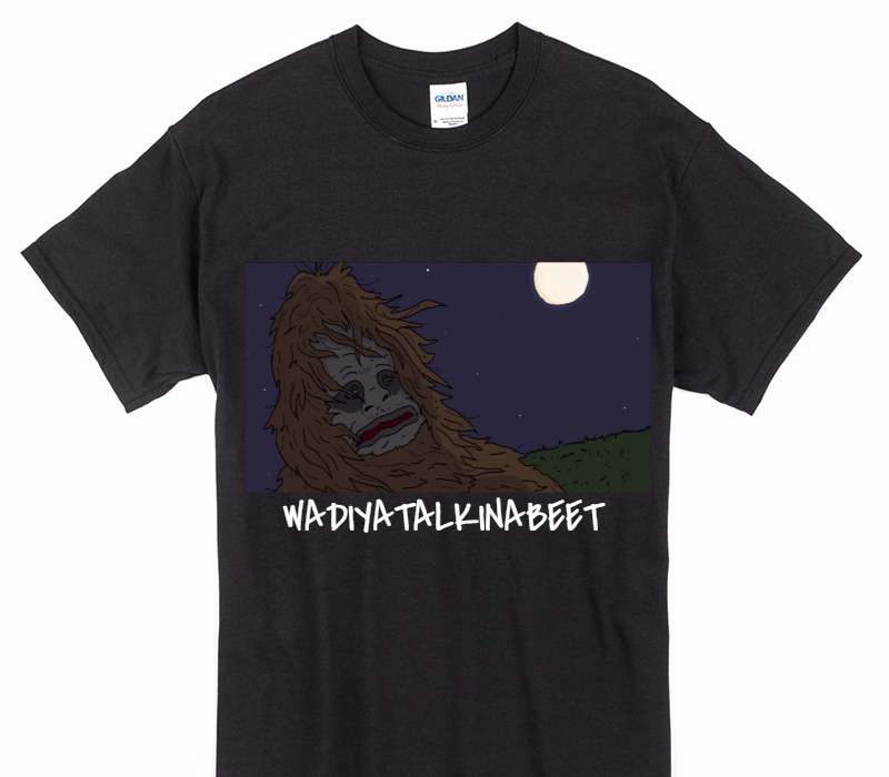 Custom Gildan 100% Cotton Black T-Shirt