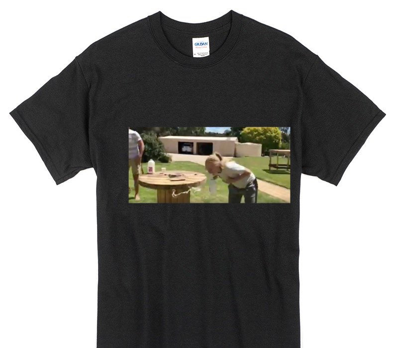 Custom Gildan 100% Cotton Black T-Shirt