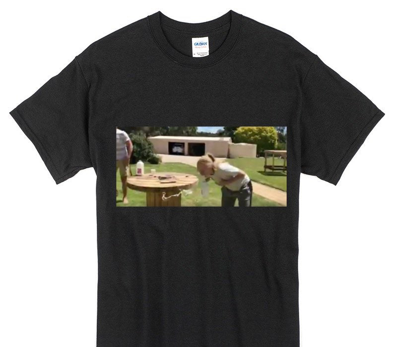 Custom Gildan 100% Cotton Black T-Shirt