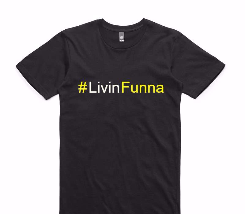 Custom AS Colour 100% Cotton Black T-Shirt