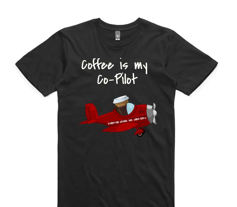 Custom AS Colour 100% Cotton Black T-Shirt