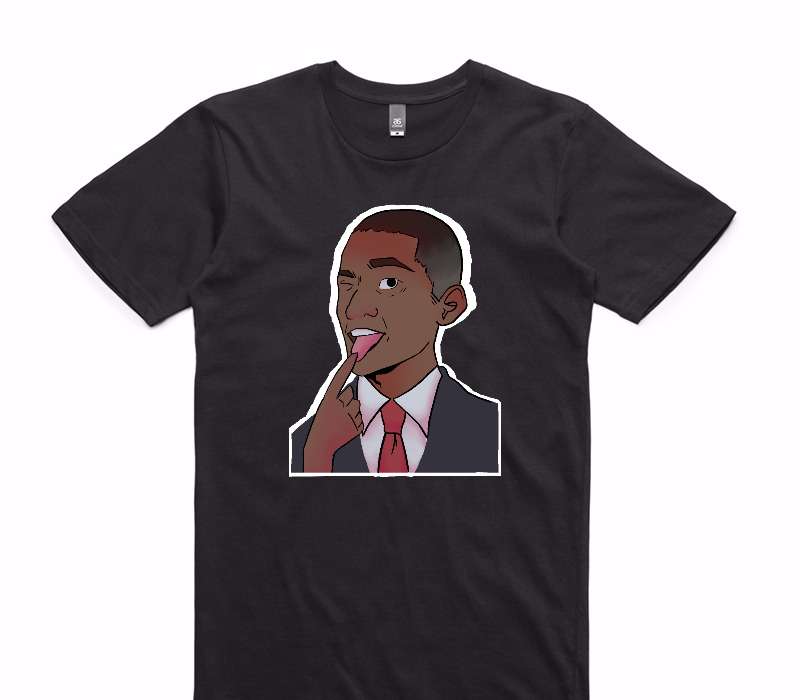 Custom AS Colour 100% Cotton Black T-Shirt