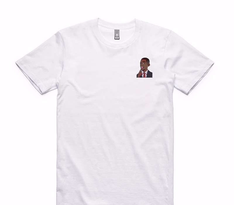 Custom AS Colour 100% Cotton White T-Shirt