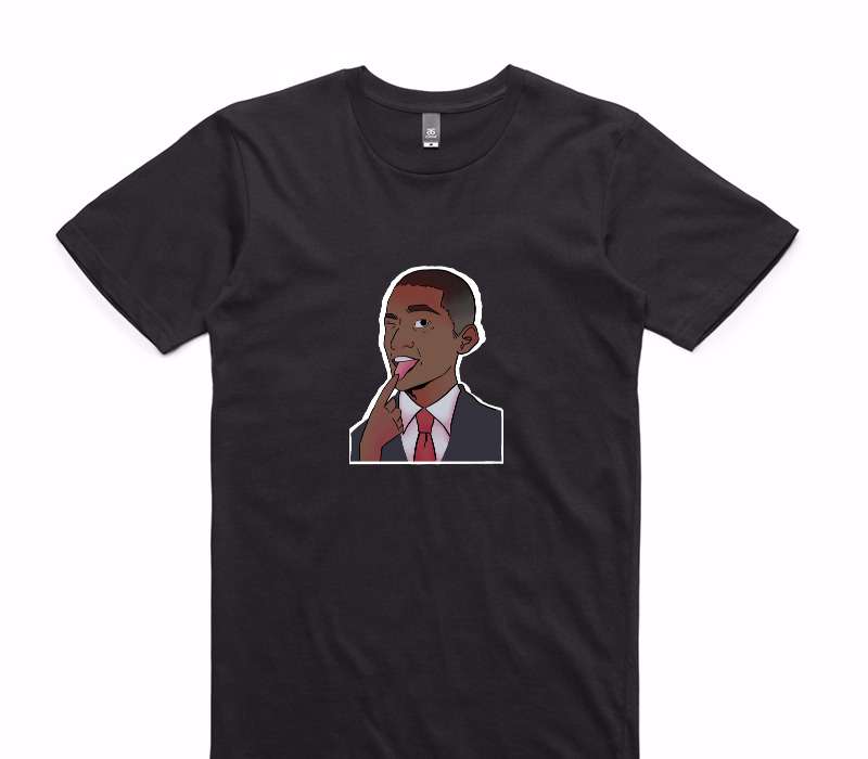 Custom AS Colour 100% Cotton Black T-Shirt