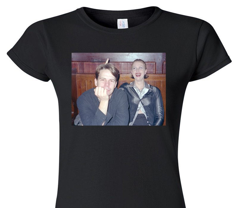 Custom Womens Soft Style 100% Cotton Black T-Shirt