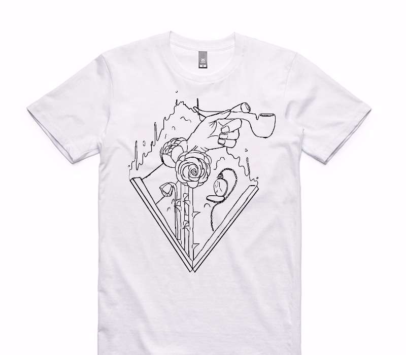 Custom AS Colour 100% Cotton White T-Shirt