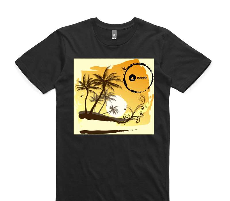 Custom AS Colour 100% Cotton Black T-Shirt