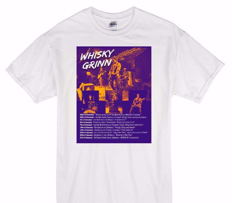 Custom Gildan 100% Cotton White T-Shirt