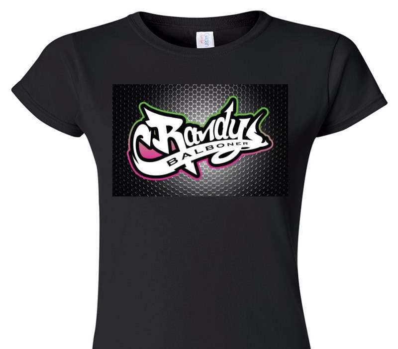 Custom Womens Soft Style 100% Cotton Black T-Shirt