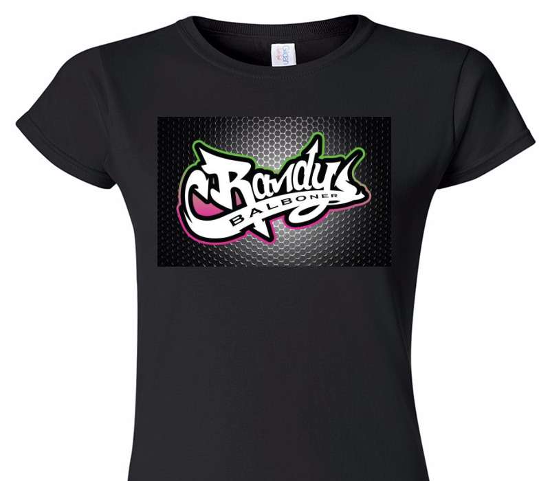 Custom Womens Soft Style 100% Cotton Black T-Shirt