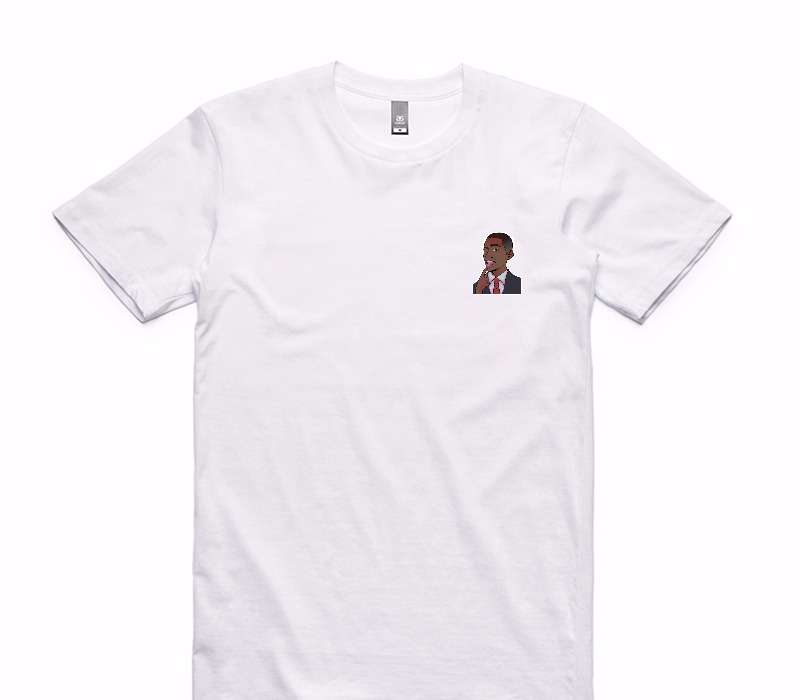Custom AS Colour 100% Cotton White T-Shirt