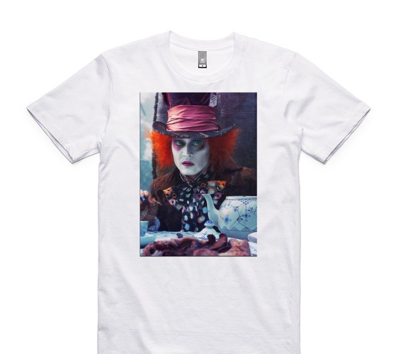 Custom AS Colour 100% Cotton White T-Shirt
