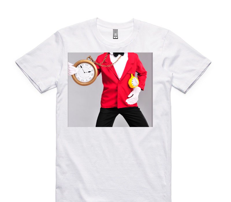Custom AS Colour 100% Cotton White T-Shirt