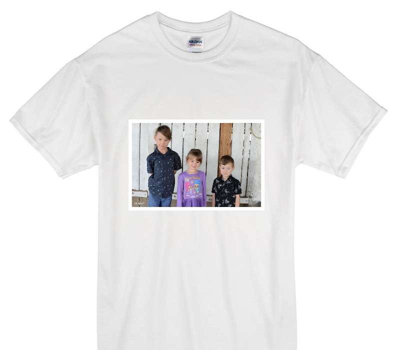 Custom Gildan 100% Cotton White T-Shirt