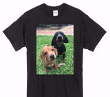 Custom Gildan 100% Cotton Black T-Shirt