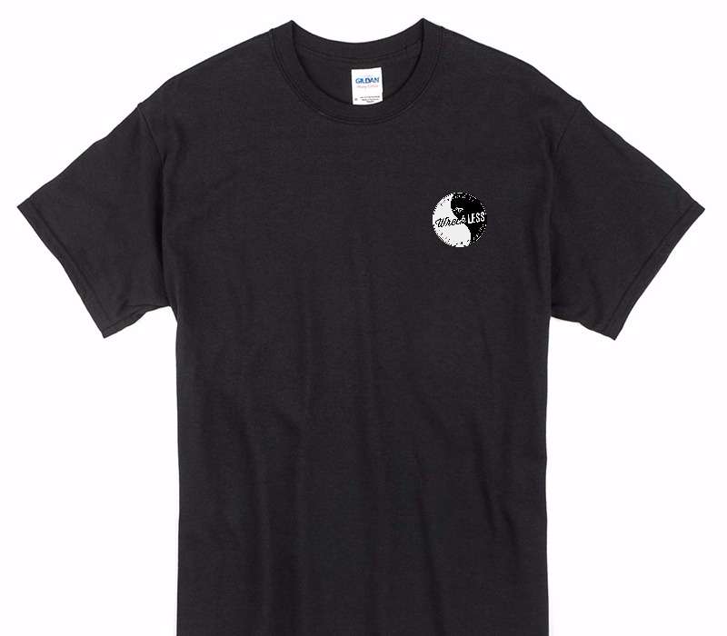 Custom Gildan 100% Cotton Black T-Shirt