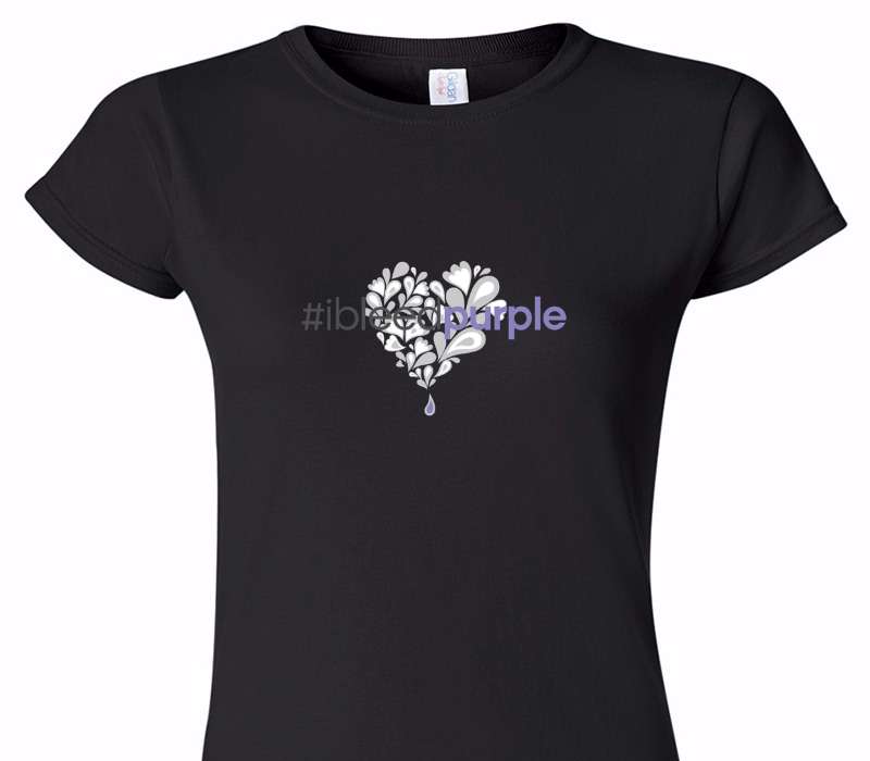 Custom Womens Soft Style 100% Cotton Black T-Shirt