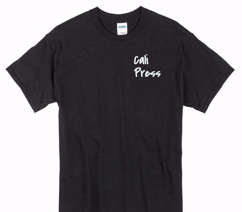 Custom Gildan 100% Cotton Black T-Shirt