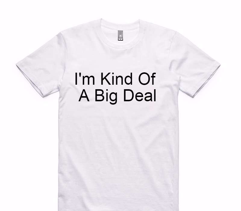 Custom AS Colour 100% Cotton White T-Shirt