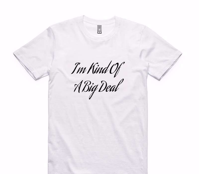 Custom AS Colour 100% Cotton White T-Shirt