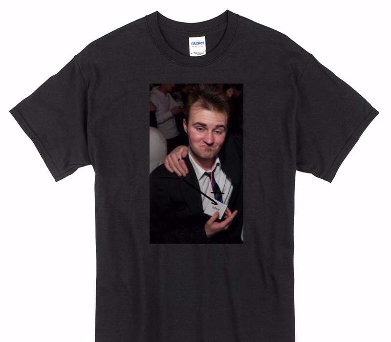 Custom Gildan 100% Cotton Black T-Shirt