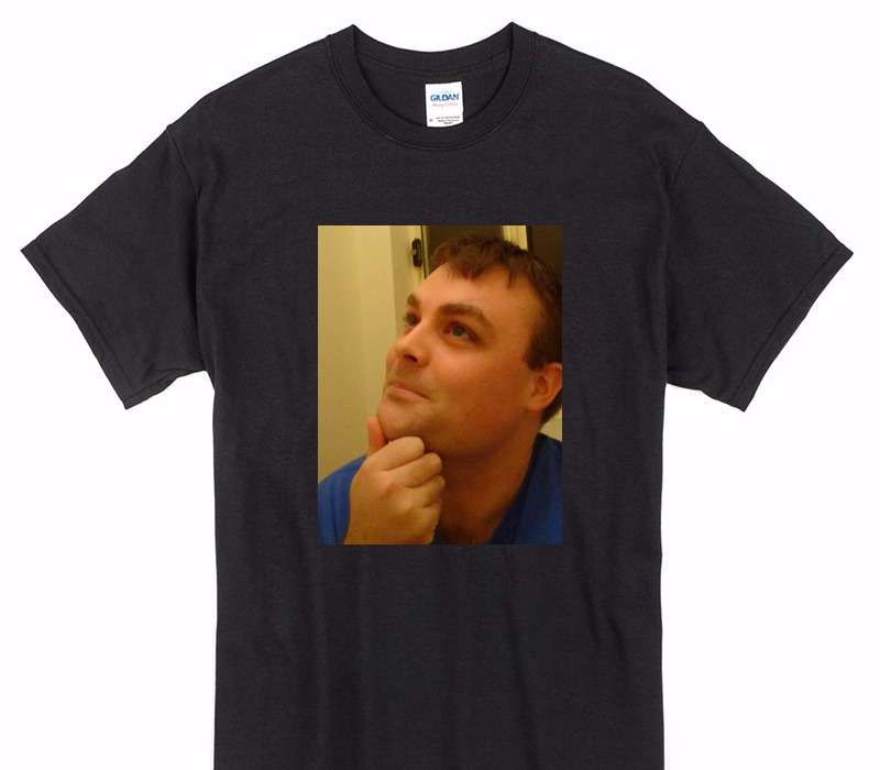 Custom Gildan 100% Cotton Black T-Shirt