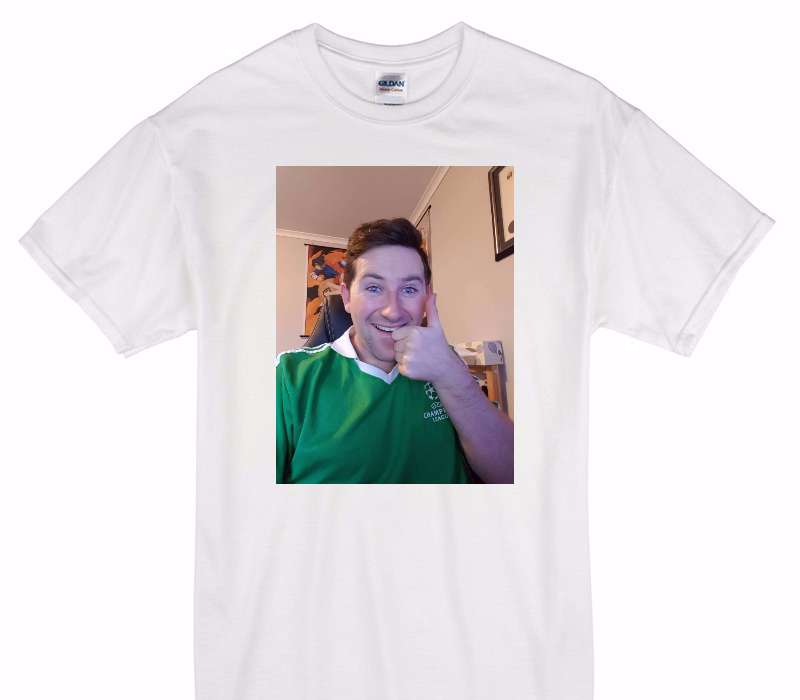 Custom Gildan 100% Cotton White T-Shirt