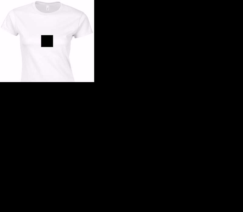 Custom Womens Soft Style 100% Cotton White T-Shirt