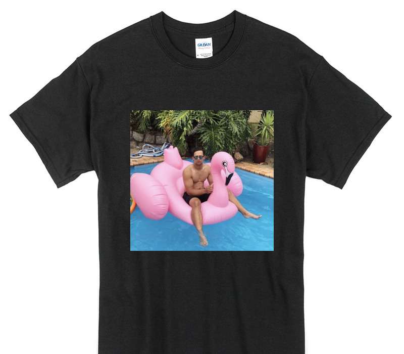 Custom Gildan 100% Cotton Black T-Shirt