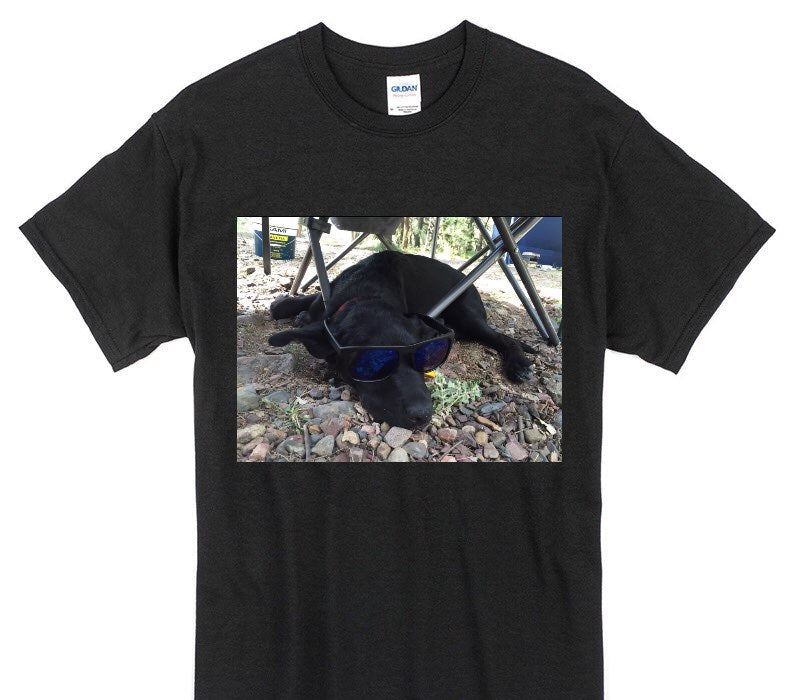 Custom Gildan 100% Cotton Black T-Shirt