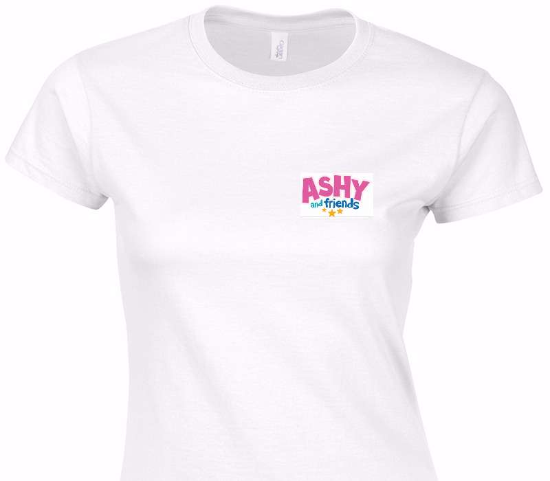 Custom Womens Soft Style 100% Cotton White T-Shirt