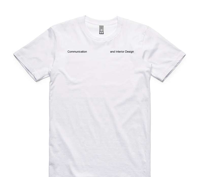 Custom AS Colour 100% Cotton White T-Shirt