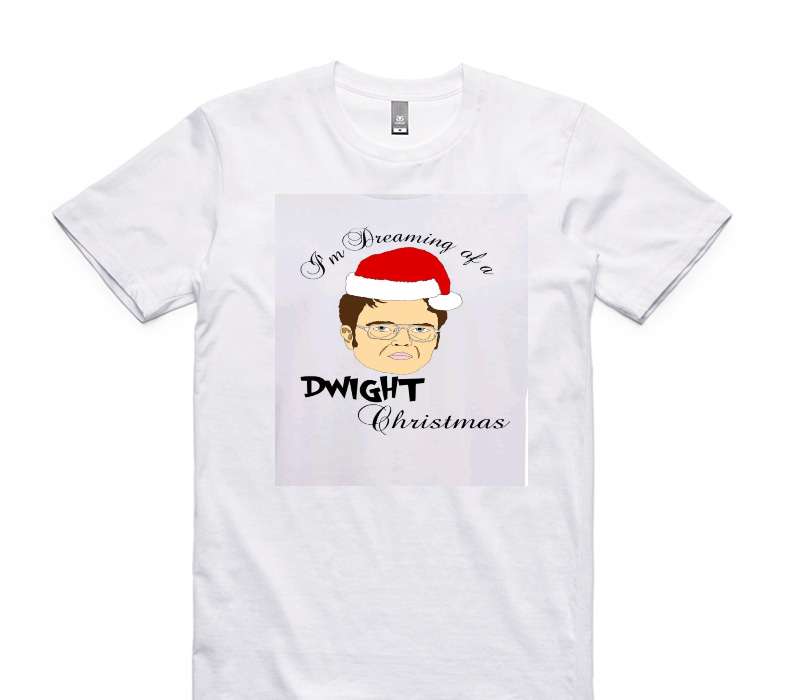 Custom AS Colour 100% Cotton White T-Shirt