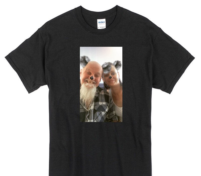 Custom Gildan 100% Cotton Black T-Shirt