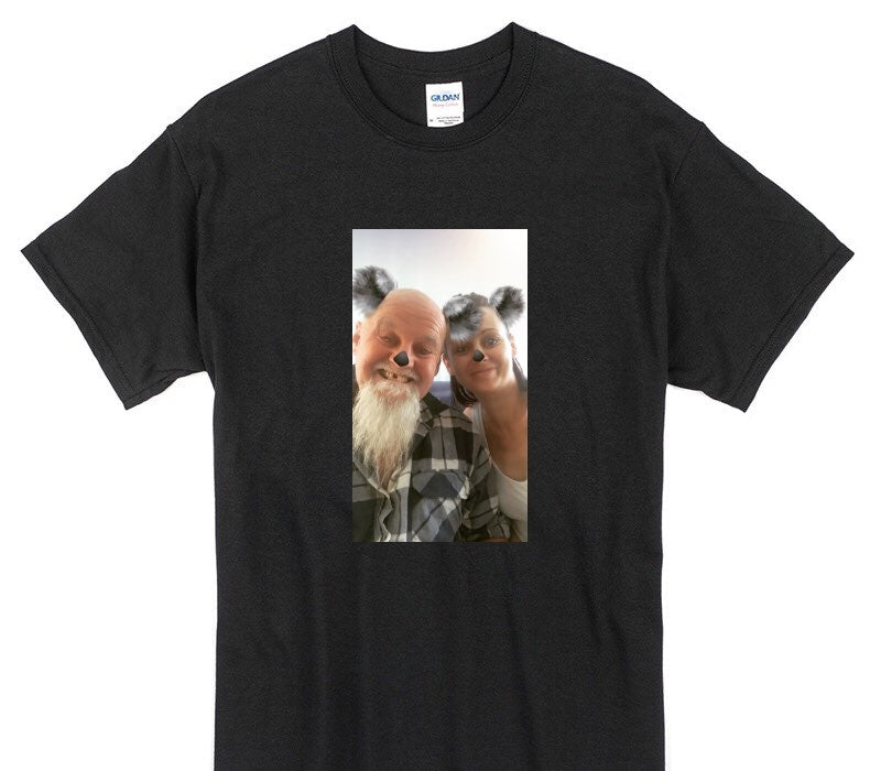 Custom Gildan 100% Cotton Black T-Shirt
