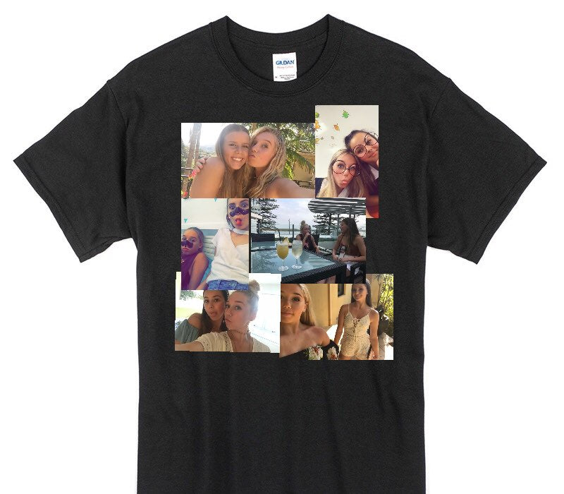 Custom Gildan 100% Cotton Black T-Shirt