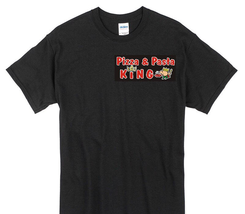 Custom Gildan 100% Cotton Black T-Shirt