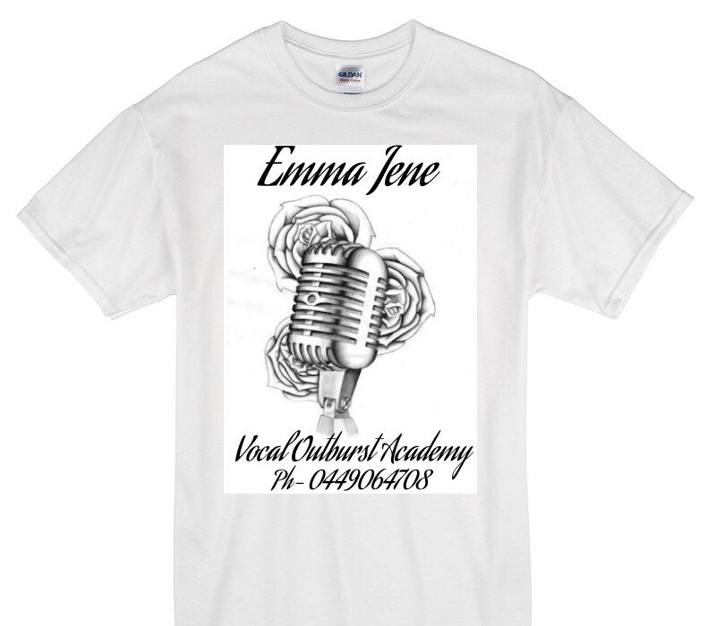 Custom Gildan 100% Cotton White T-Shirt