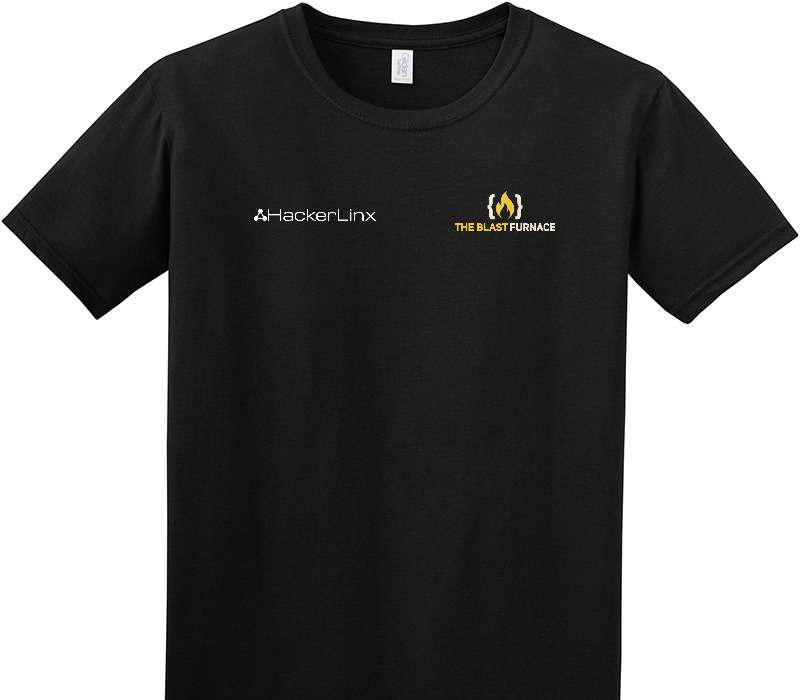 Custom Adult Soft Style 100% Cotton Black T-Shirt