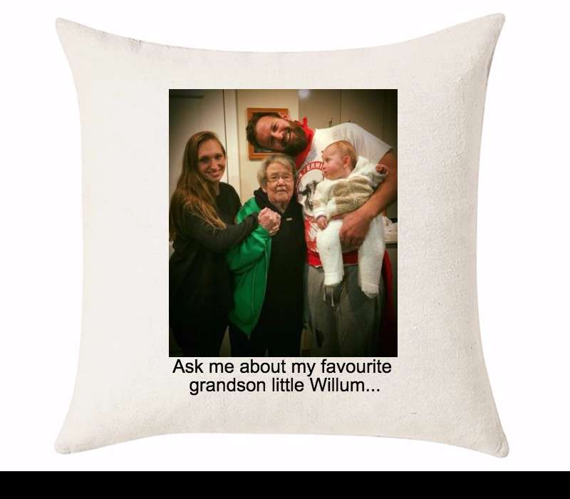Custom Cushion Cover 50cm x 50 cm Off White