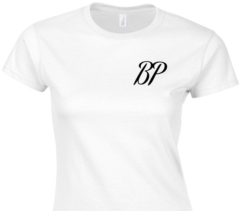 Custom Womens Soft Style 100% Cotton White T-Shirt