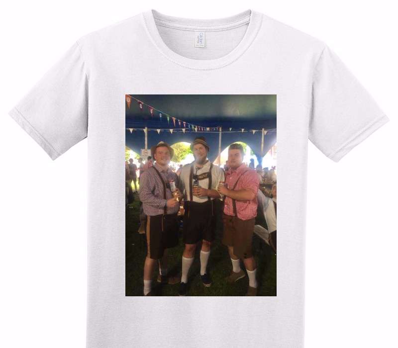 Custom Adult Soft Style 100% Cotton White T-Shirt