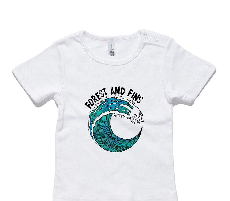 Custom AS Colour White Baby T-Shirt