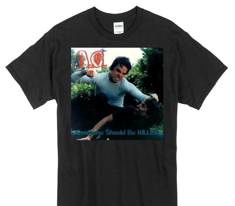 Custom Gildan 100% Cotton Black T-Shirt