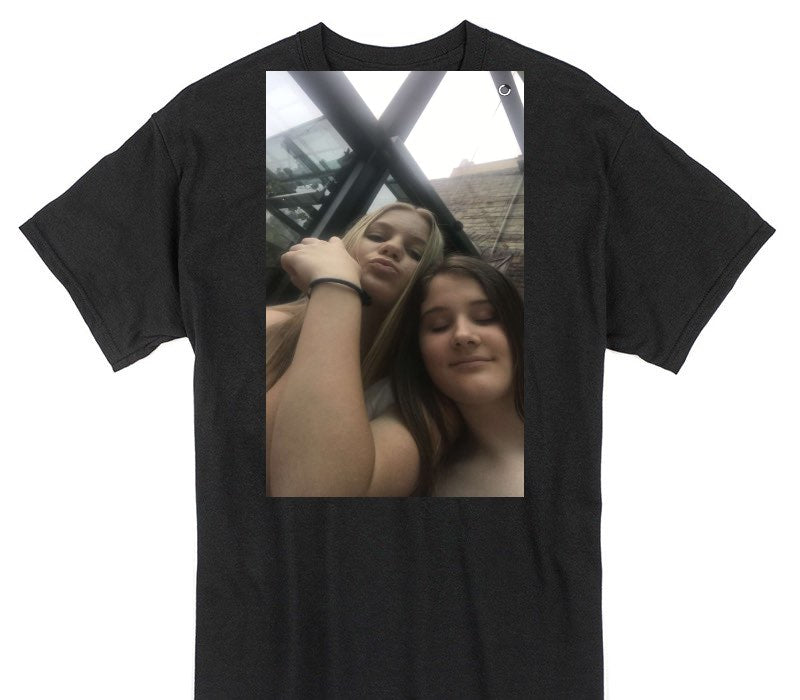 Custom Gildan 100% Cotton Black T-Shirt