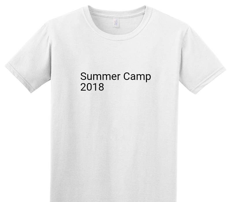 Custom Adult Soft Style 100% Cotton White T-Shirt