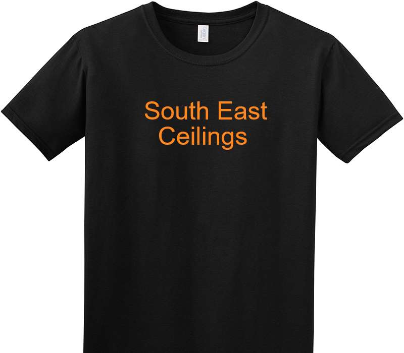Custom Adult Soft Style 100% Cotton Black T-Shirt