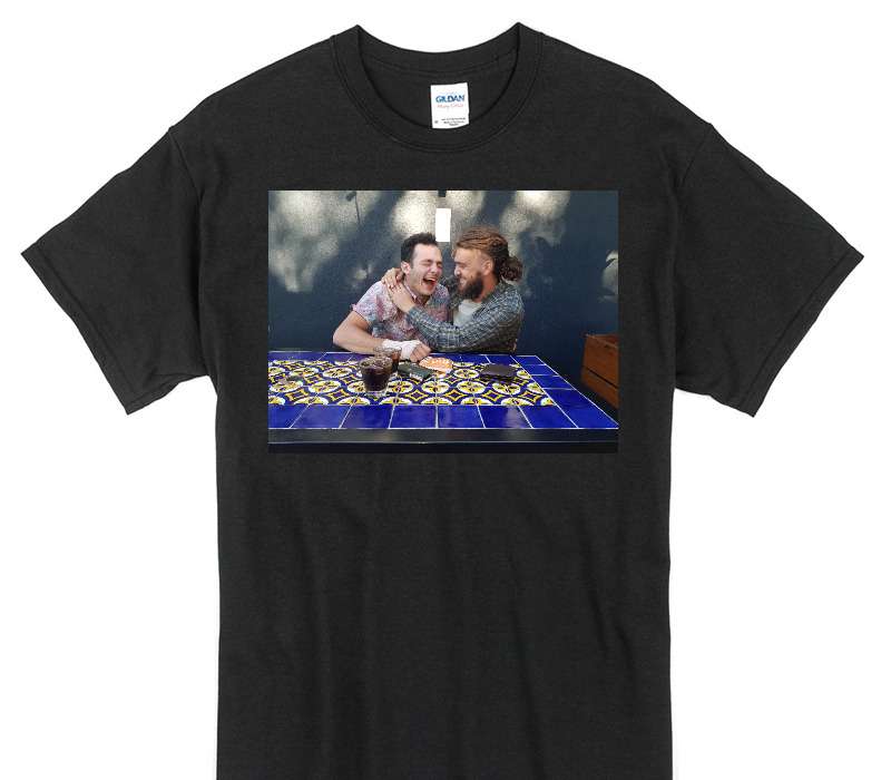 Custom Gildan 100% Cotton Black T-Shirt
