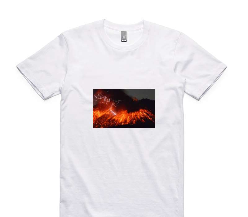 Custom AS Colour 100% Cotton White T-Shirt